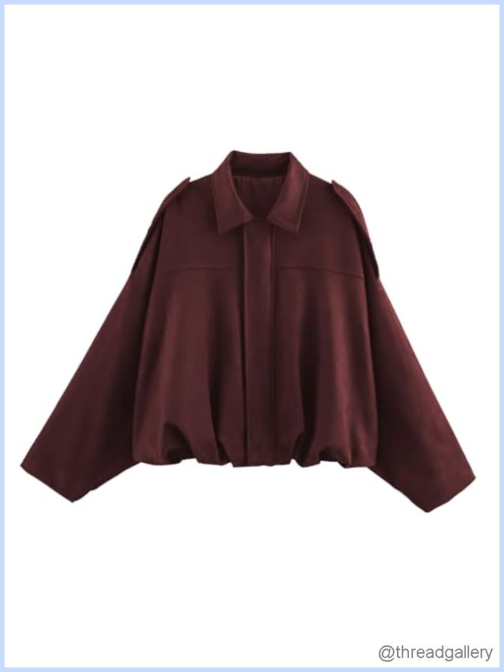 Women's Faux Suede Bomber Jacket Casual Zip Up Cropped Streetwear